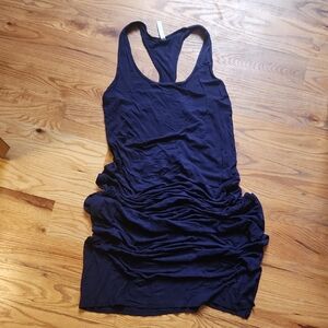 Fabletics Navy Blue Racer Back Maxi Dress